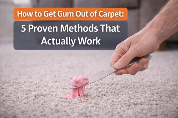 How to get gum out of carpet