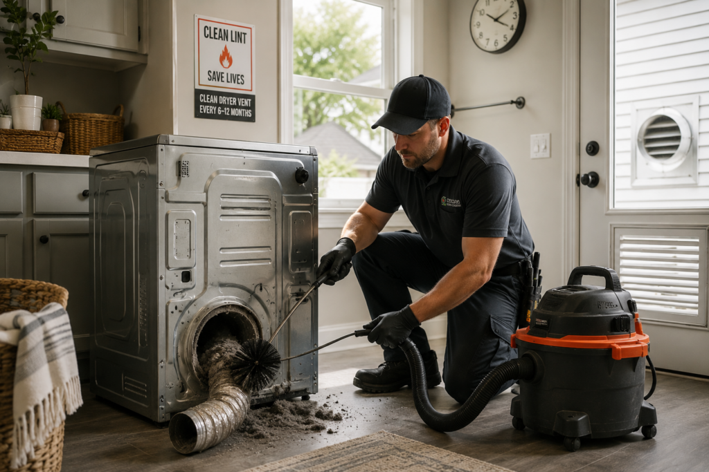 Dryer Vent Cleaning: How Often, Warning Signs & Fire Risk